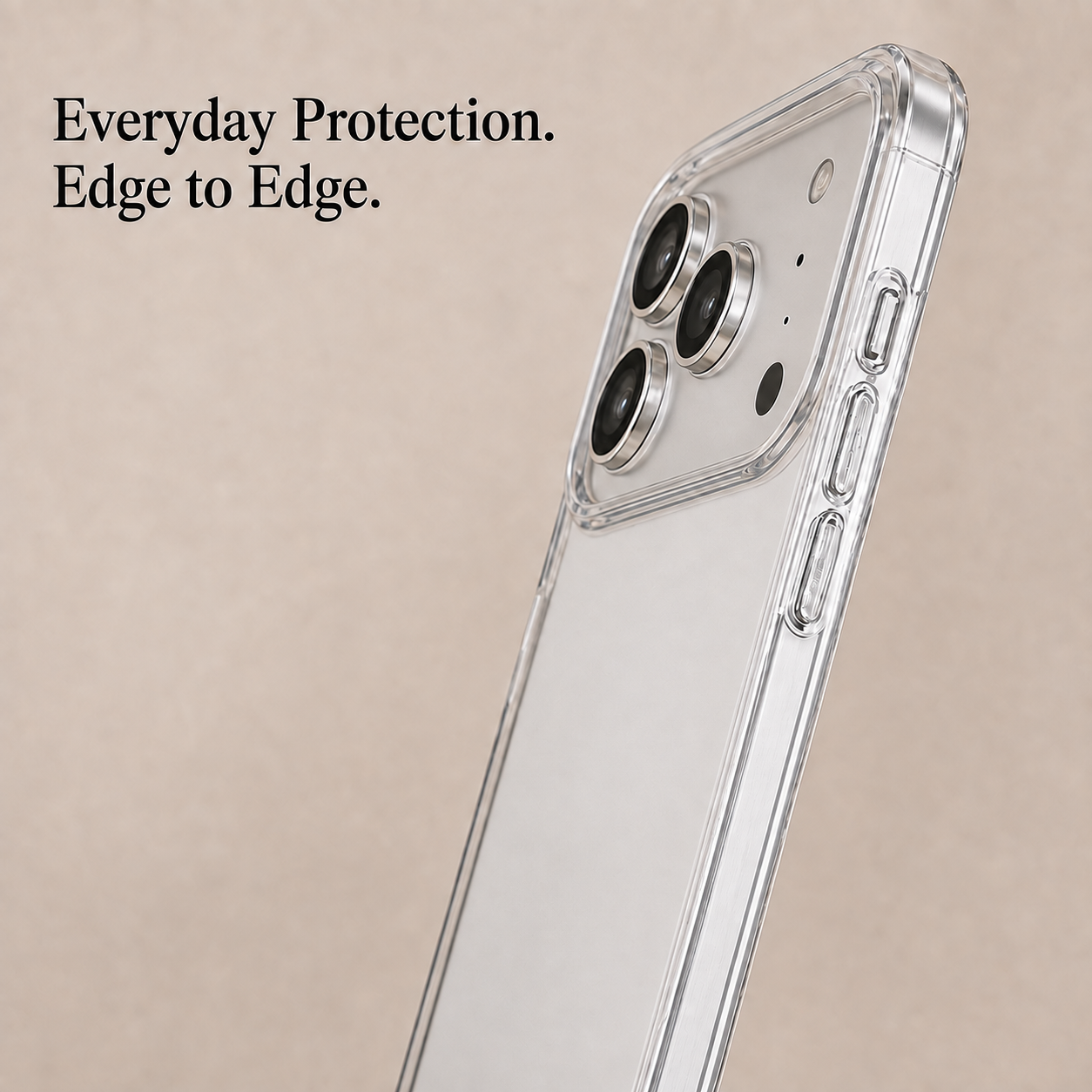 Large-cutout clear iPhone case product detail